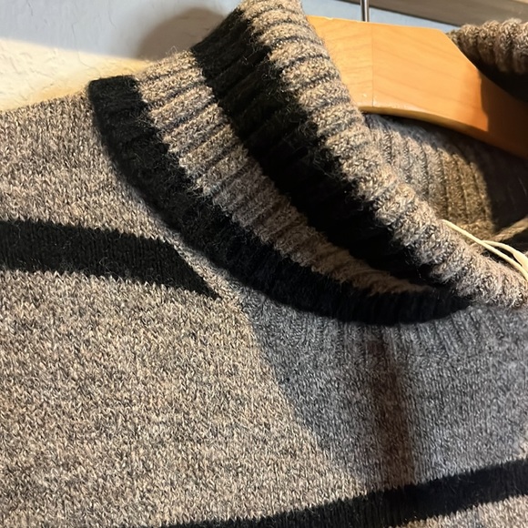 NWT StitchDrop Striped Turtleneck Sweater Dress size small - Picture 8 of 8